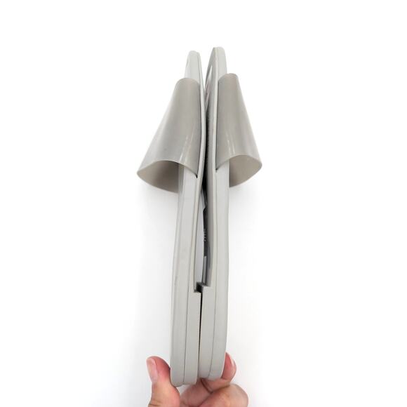 Stuart Weitzman Summer Flat Sandals Slip-On Women's Gray Size US7.5B EU38 - Picture 12 of 12